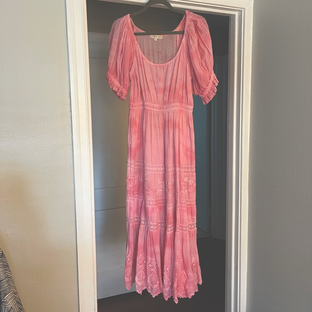 Loveshackfancy embroidered maxi dress